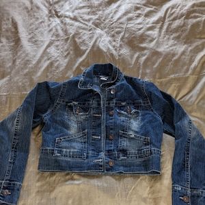 Cropped denim jacket